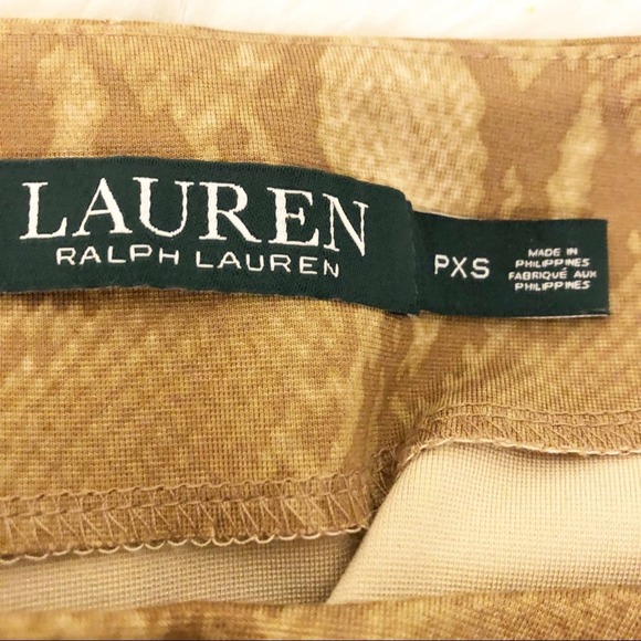 Ralph Lauren Python Snakeskin Ponte Sheath Dress - Picture 4 of 8